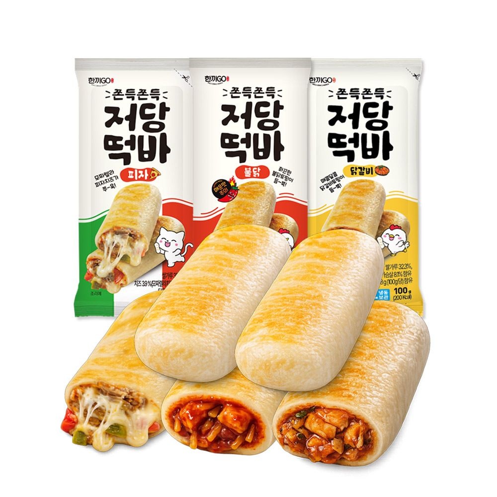 [롯데온] 한끼고 저당떡바 15팩 닭갈비/피자/불닭 (25,060원/무료)