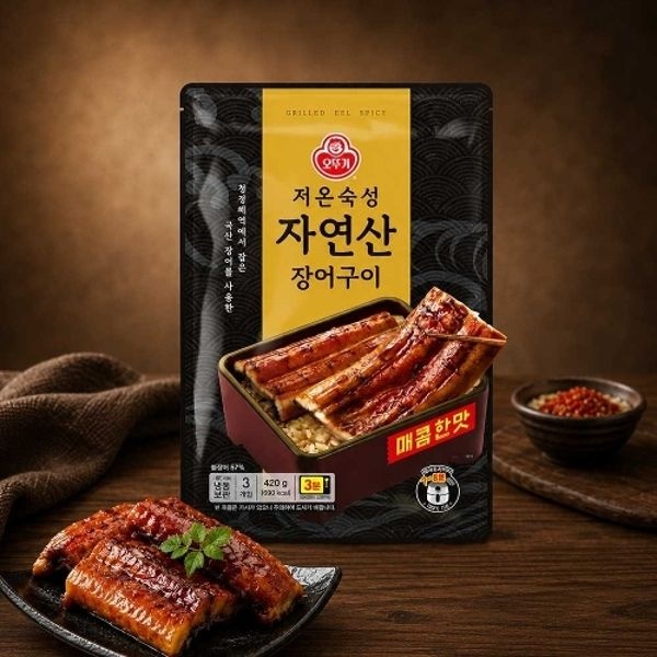 오뚜기 저온숙성 자연산 장어구이 매콤한맛 (140gX3개입) 1개