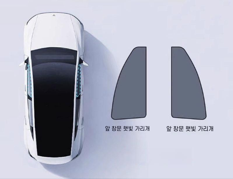 [해외] 테슬라 차박 자석 커튼 모델3 모델Y 마그네틱 햇빛 가리개 차량용 암막 캠핑 카커튼
