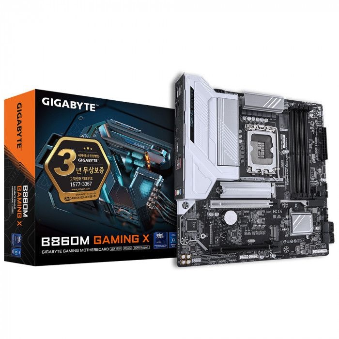 기가바이트 GIGABYTE B860M GAMING X 제이씨현 인텔 메인보드