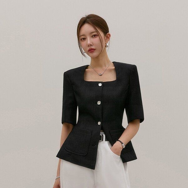 다바걸 DB made 메텔라인반팔자켓