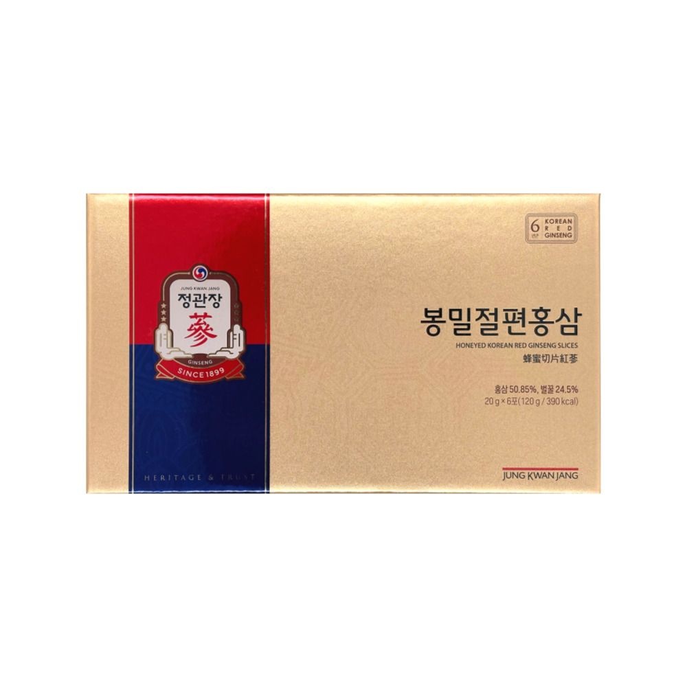 [오늘출발] 정관장 봉밀절편홍삼 6포 / 꿀에 절인 홍삼