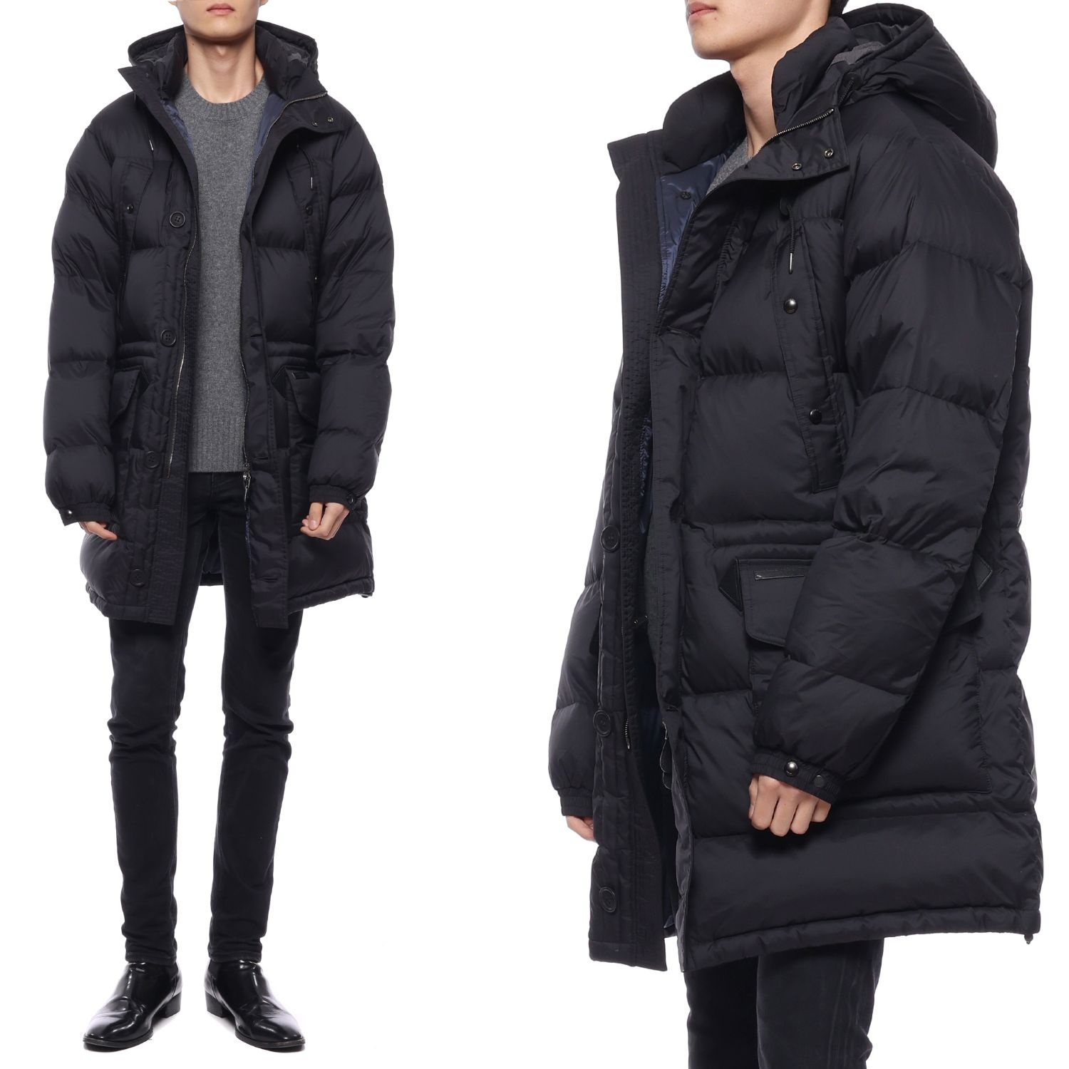 버버리 21FW 남성 벤슨 다운 롱패딩 (3998239_BLACK_21F)