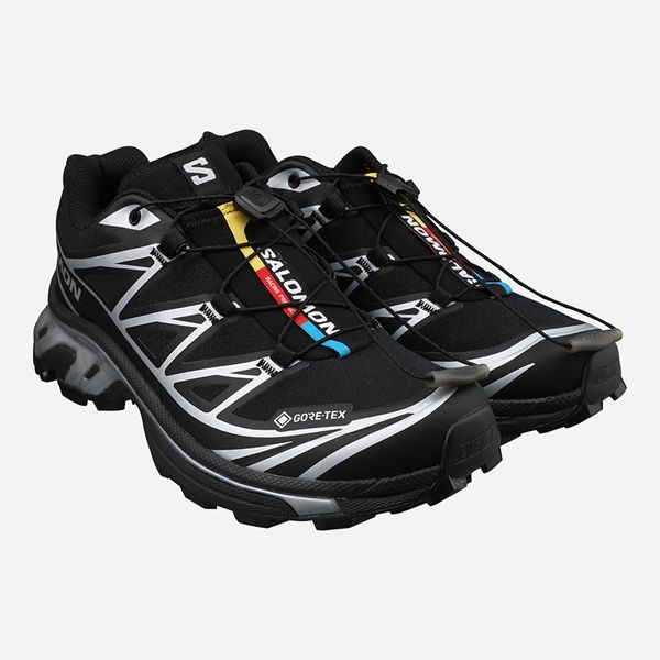 [살로몬]6S L47450600 BLACK XT-6 고어텍스 블랙 실버