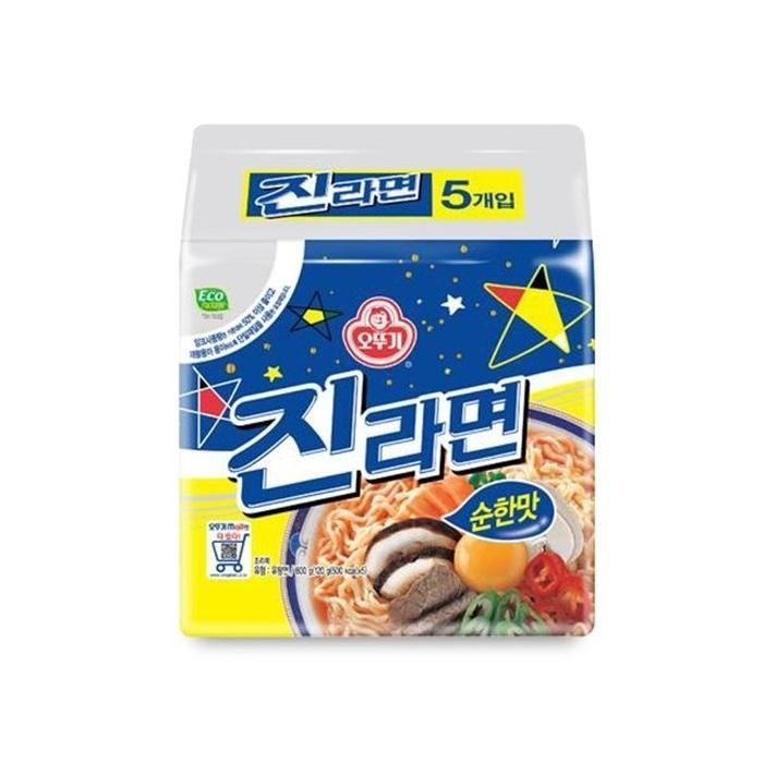 [오뚜기] 진라면 순한맛 멀티팩 (120g x 5개) x 8팩 /총 40봉지
