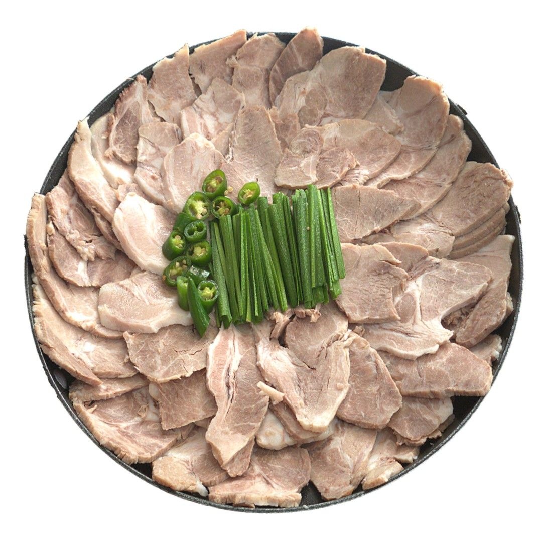 [해나에프앤디][오늘출발] 삶은 목전지 2kg 수육국밥모듬 슬라이스 돼지국밥