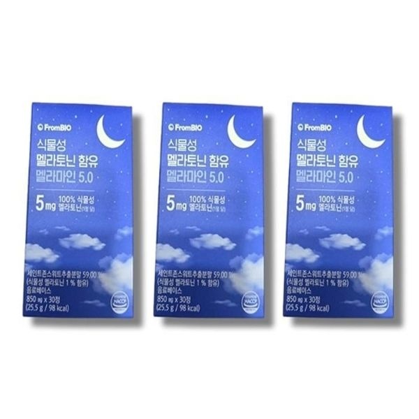 [뷰티나라] 프롬바이오 식물성 멜라토닌 함유 멜라마인 5mg 함유 3...