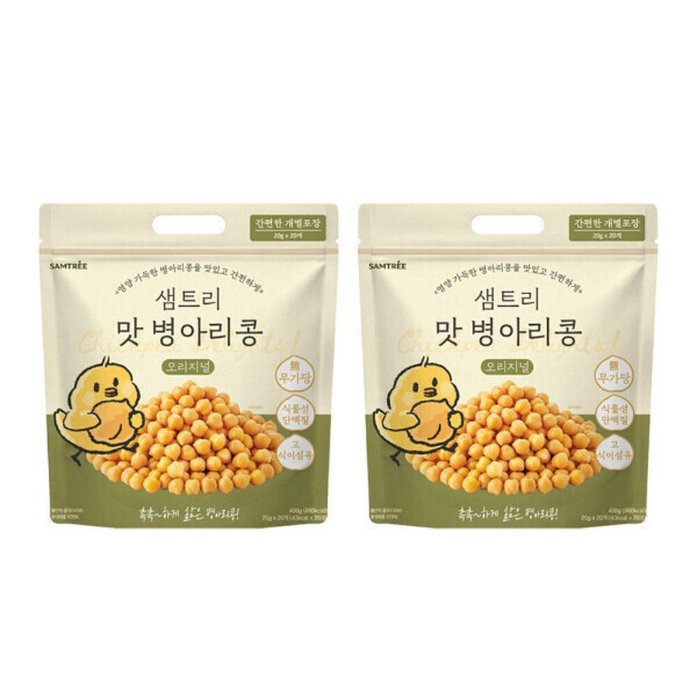 샘트리 맛 병아리콩 오리지널 중국산20g 20개입 2개