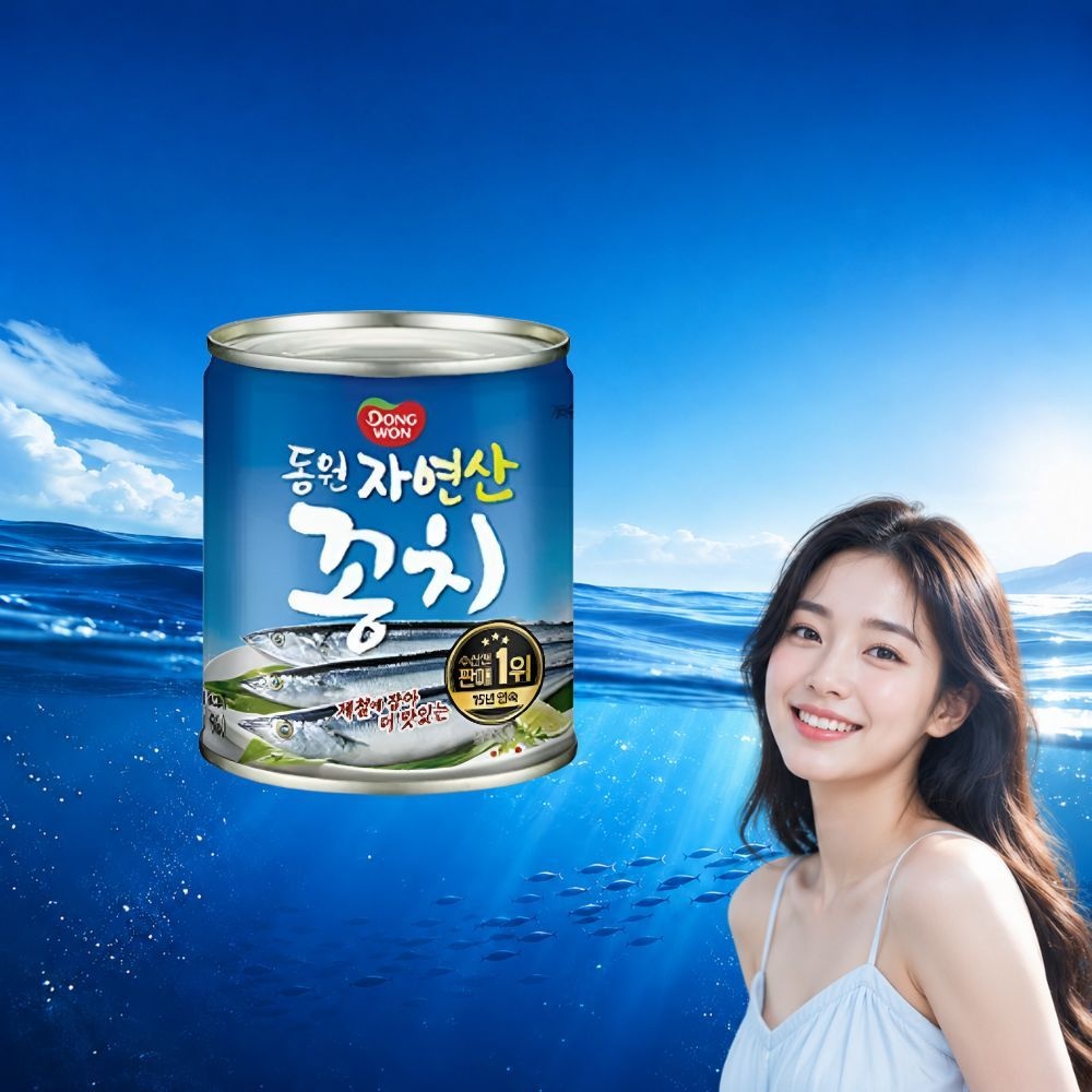 동원에프엔비 동원 자연산 꽁치 통조림 230g 24개