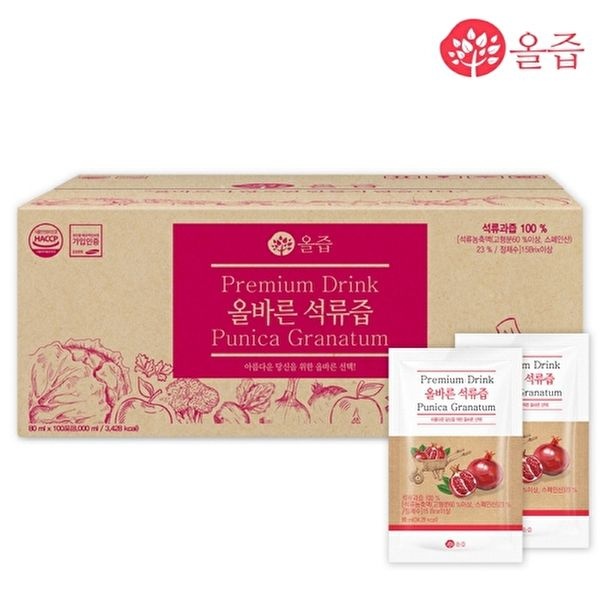 올즙 [올즙]올바른 석류즙 100포(실속포장)