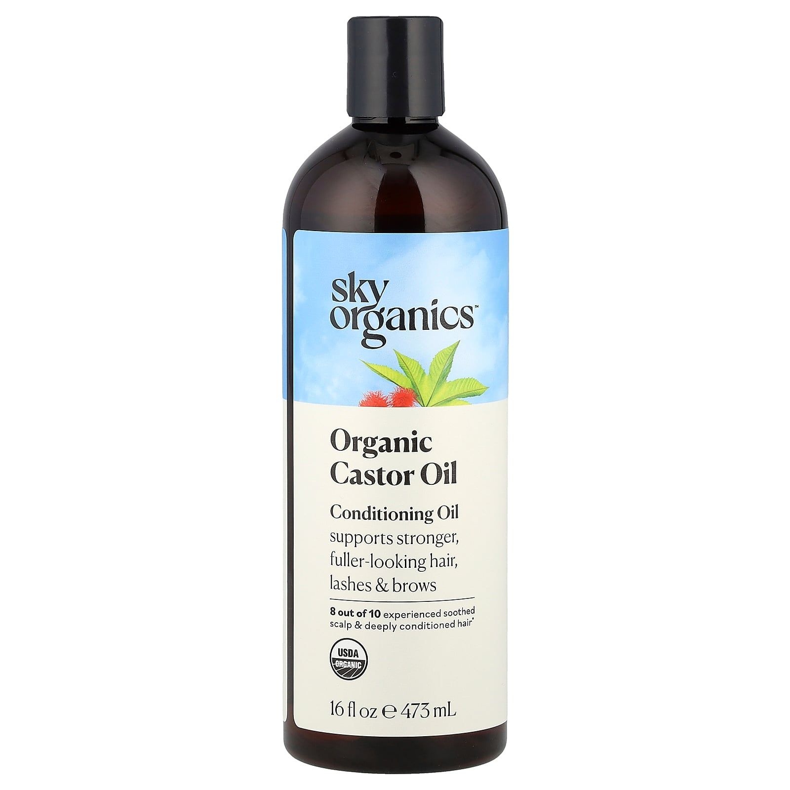 Sky Organics (스카이 오가닉스) [해외] Sky Organics, 유기농 캐스터오일, 컨디셔닝 오일, 473ml(16fl oz) Organics (스카이 오가닉스)