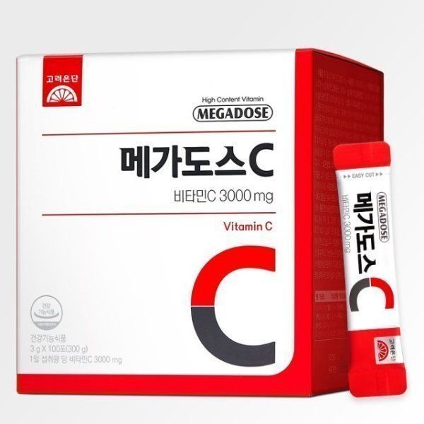 명절 선물세트 고려은단 메가도스C 3000mg 비타민C 3g x 100포 100일분 597972