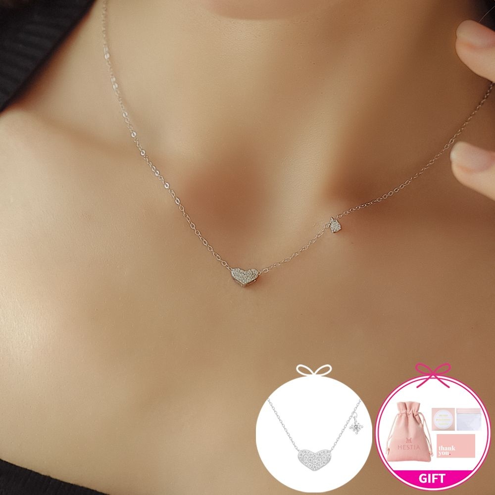 헤스티아 [전체925실버목걸이] Sweetie Nara 925 Silver Necklace [MKDO-70421]