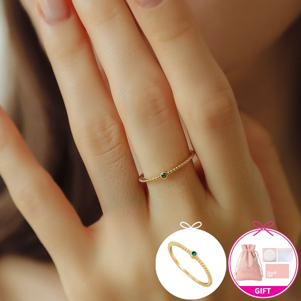 hestia 헤스티아 [전체925실버반지] Sweetie Integrity 925 Silver Ring [MKDO-70420]