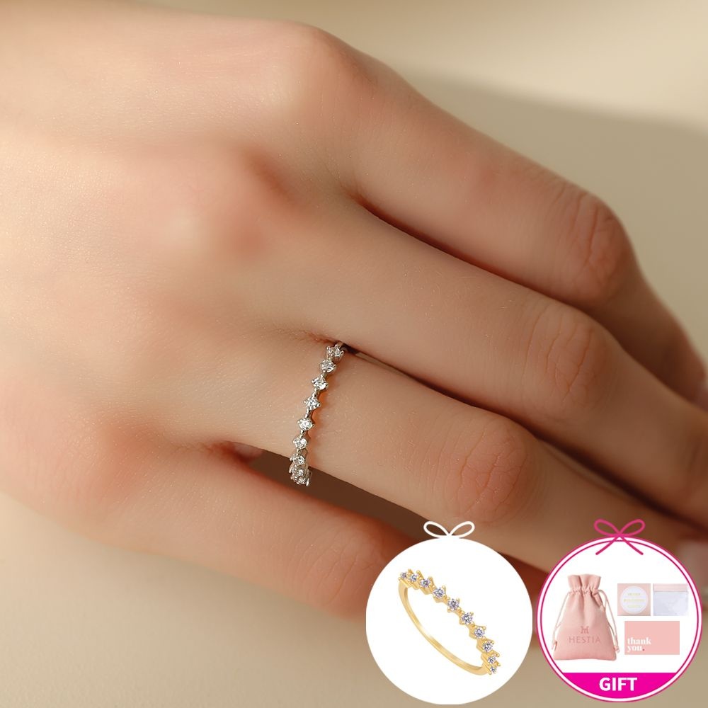 헤스티아 [전체925실버반지] Risa 925 Silver Ring [MKDO-70429]