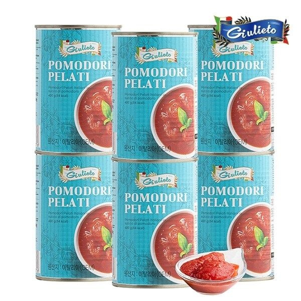 [보라티알] 줄리에토 토마토홀 400g x 6개