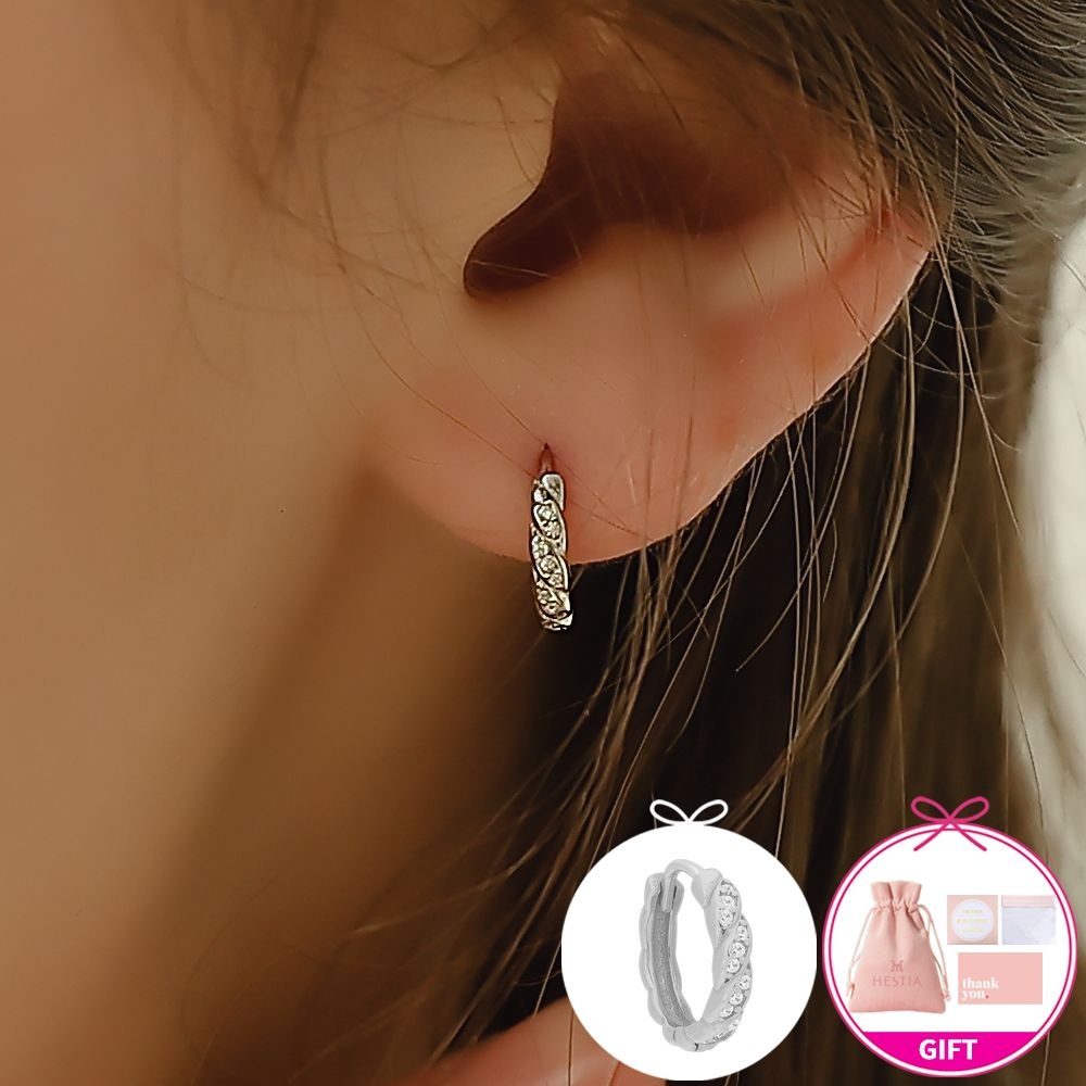 hestia 헤스티아 [전체925실버귀걸이] Sweetie Ultimate 925 Silver Earring [MKDO-70418]