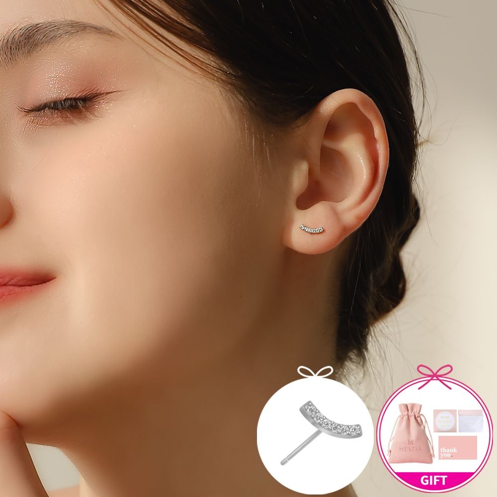 헤스티아 [전체925실버귀걸이] Adela 925 Silver Earring [MKDO-70427]