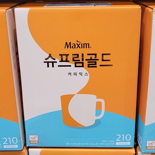 맥심 슈프림골드 커피믹스 13.5g x 210스틱
