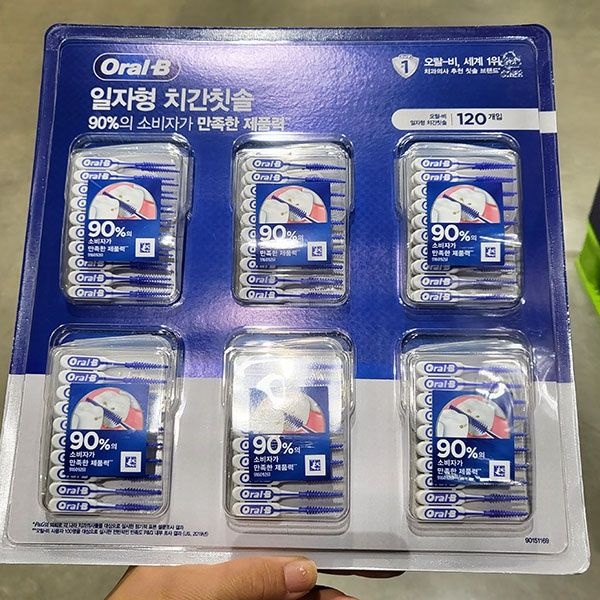 오랄비 일자형 치간 칫솔 20g x 6입