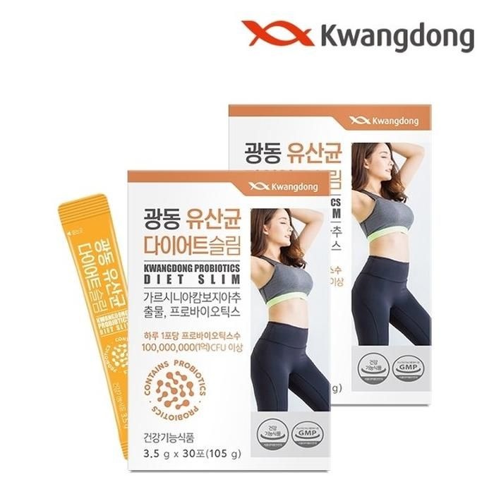 광동 유산균 다이어트 30포 2박스 / 모유유래 유산균 가르시니아