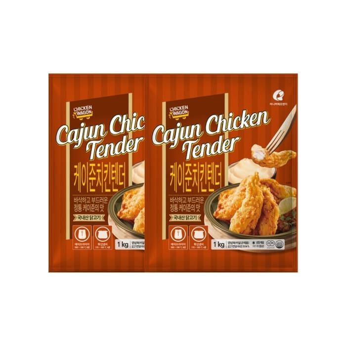 [제휴]마니커에프앤지 케이준치킨텐더 1kg*2봉 (케이준치킨텐더 1kg *2봉)