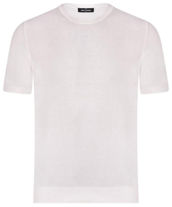 그란사소 26SS 그랑싸쏘 반팔 티셔츠 43104 29401 005 White