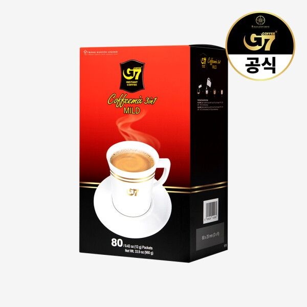 [지세븐] G7커피 3in1 마일드 80개입