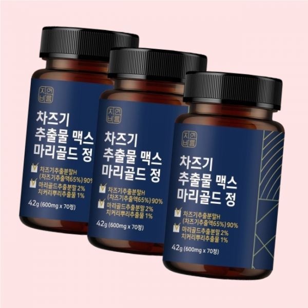 자연바름 차즈기 추출물 맥스 마리골드 정 3개 4391943