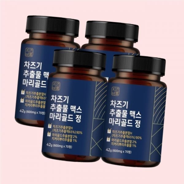 자연바름 차즈기 추출물 맥스 마리골드 정 4개 4391234