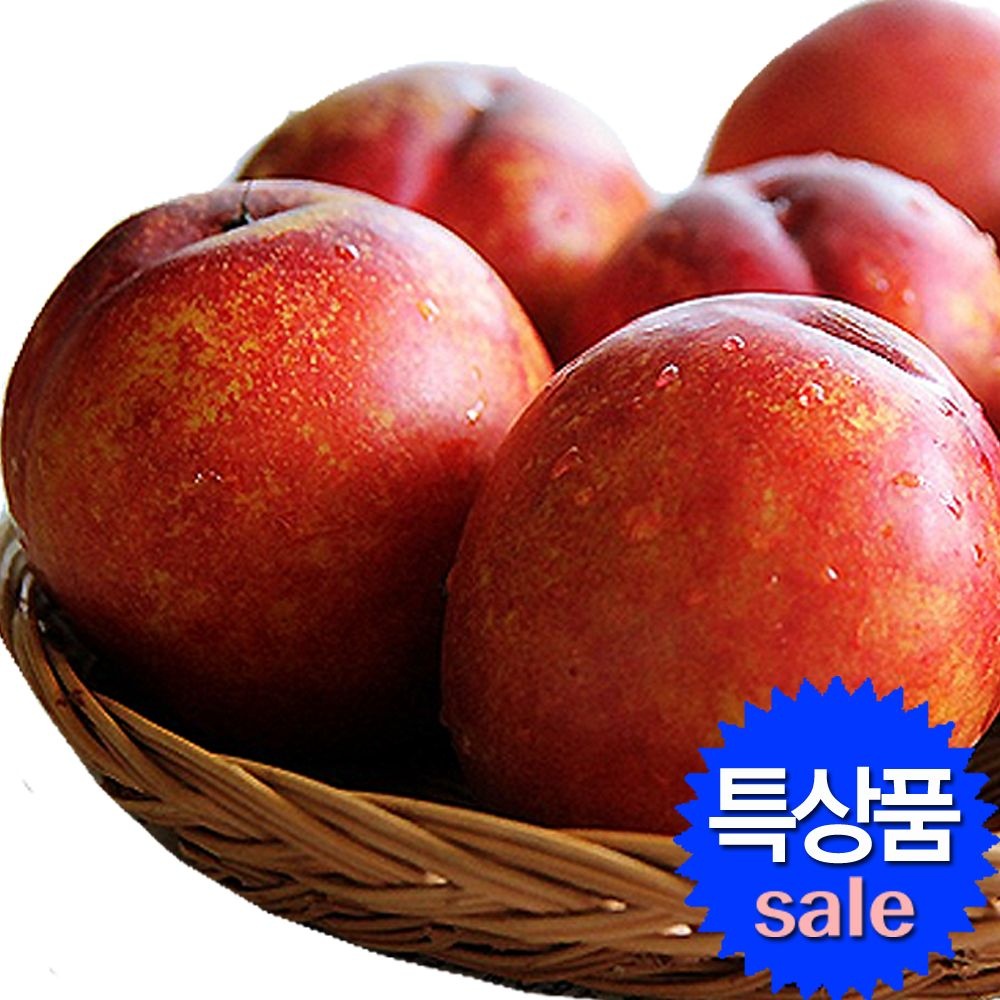 천도복숭아 2.5kg  4kg 중대과(100g내외) 신비복숭아 특상품 당도보장 선물용