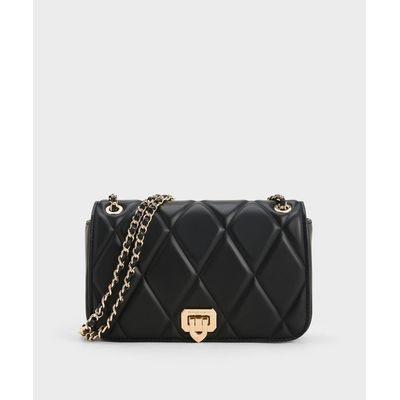CHARLES KEITH Arwenキルトショルダーバッグ