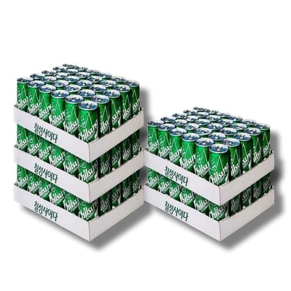 [셀러허브 식품] 칠성사이다 190ml x 30캔 5박스