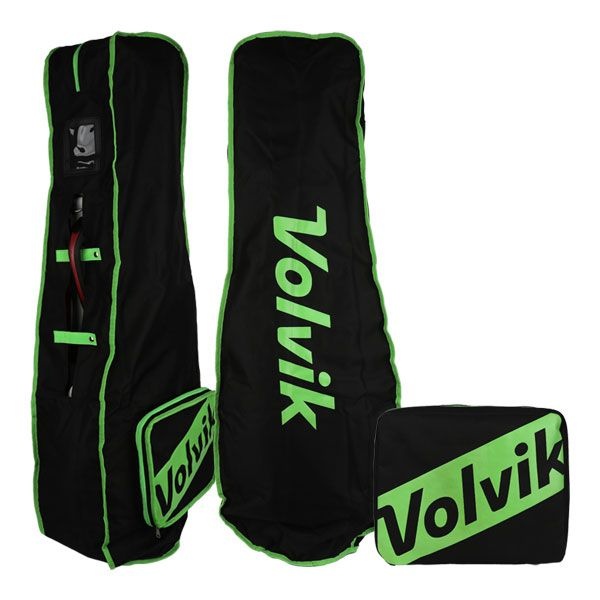 볼빅 Volvik 볼빅 세이프티 일체형 골프 항공커버 (블랙그린)