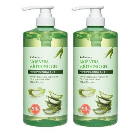 브라질리언 수딩젤 다리털 겨털 제모 애프터 왁싱 후 진정 크림 알로에젤 1000ml 2개