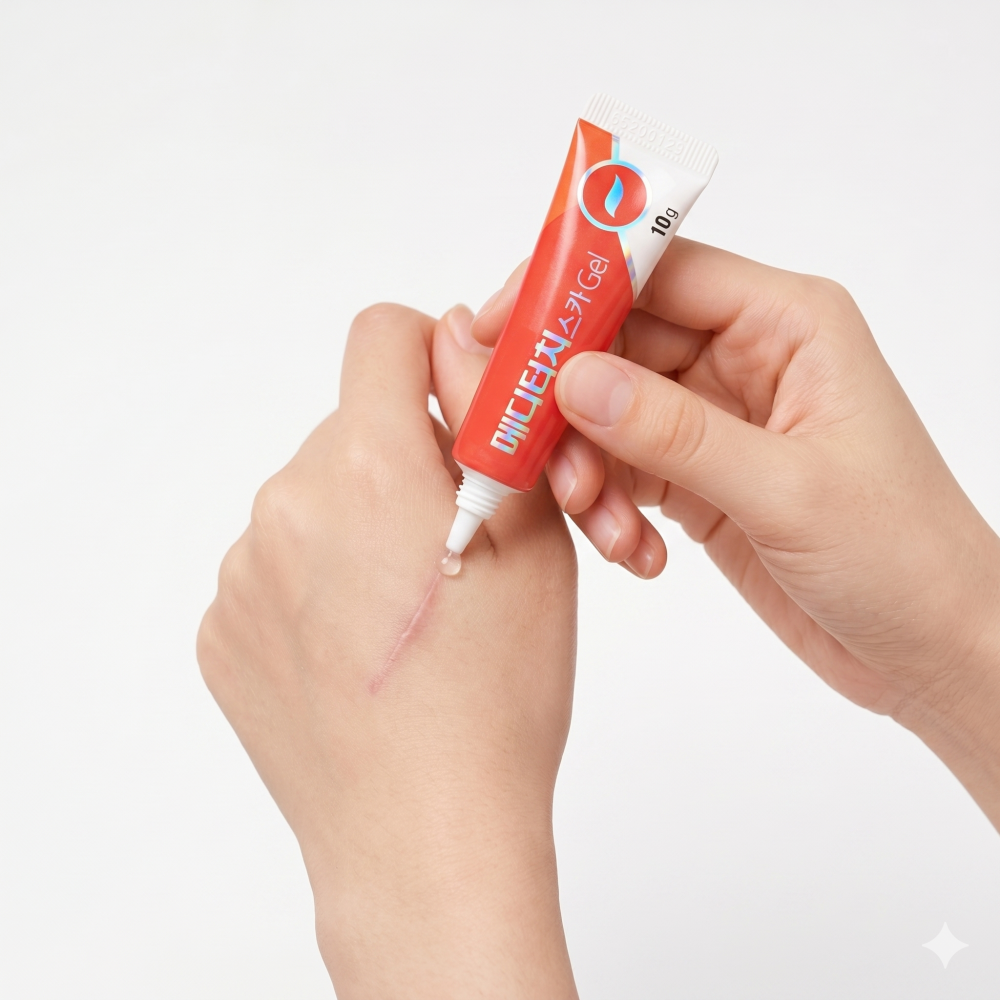 일동제약 메디터치 튼스카겔 10g 흉터 상처 화상 수술 자국 관리 연고