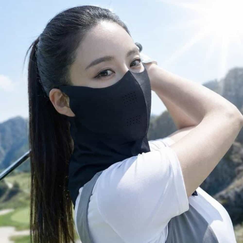 (강군상점) 자외선차단 마스크LM 골프마스크 스포츠마스크 자외선차단마스크 운전마스크 햇빛가리개마스크 쿨마