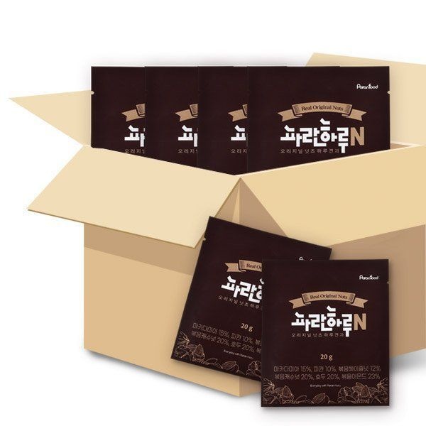 (매장정품)파란푸드하루 한줌 견과 파란하루N 50봉 실속형 고급견과구성