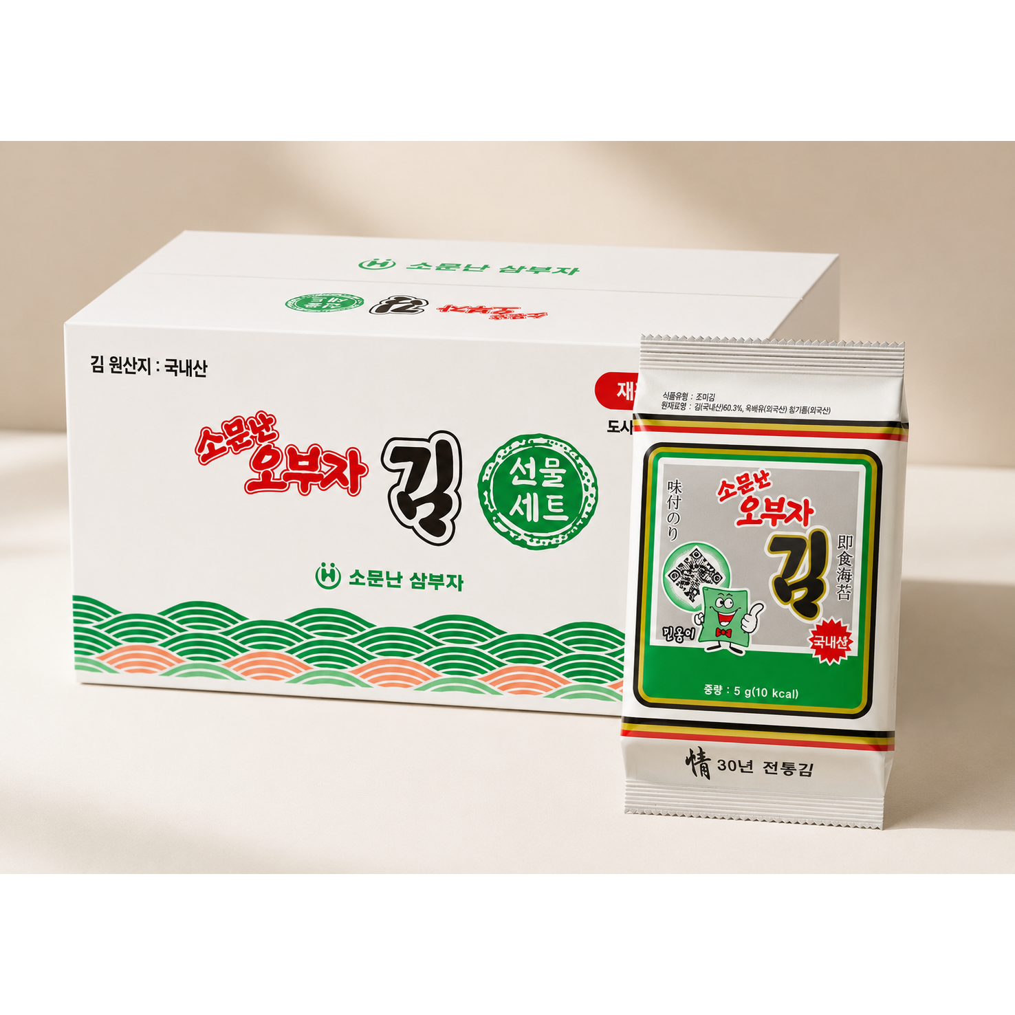 소문난오부자 재래도시락김5g 54봉