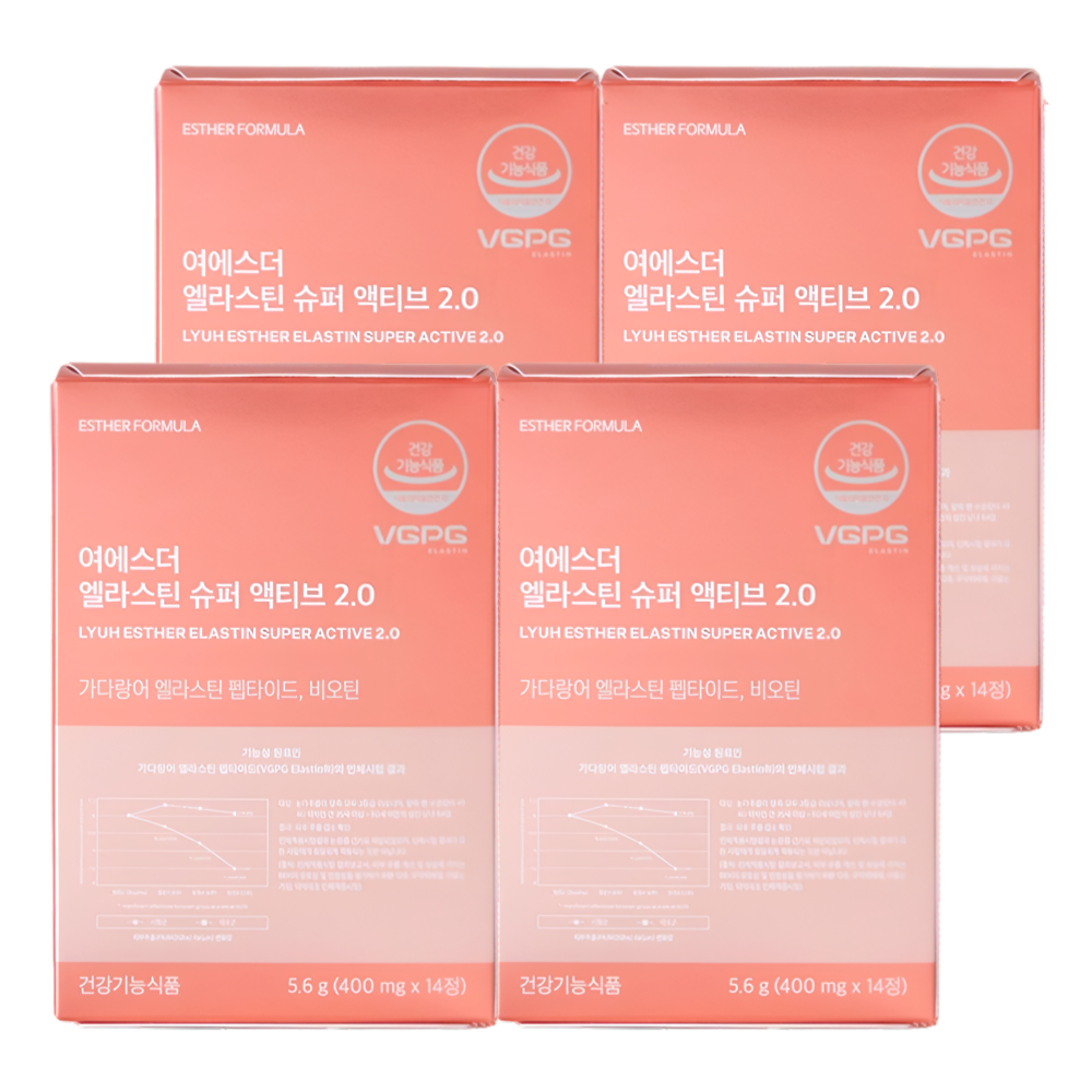 여에스터 엘라스틴 슈퍼액티브2.0 에스더포뮬러 14정X4박스