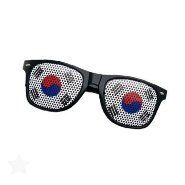 태극기 패턴 응원 안경 월드컵 경기 관람 스포츠 이벤트 국가대표 서포터즈 파티