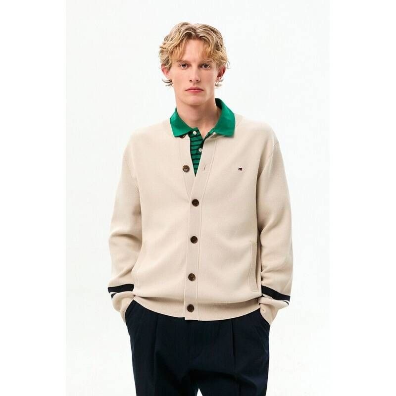 <매장정품> TOMMY HILFIGER 타미힐피거 [26SS]크루넥 가디건(T12G0KCD720ML1Z00) T12G0KCD720ML1Z00 1688848