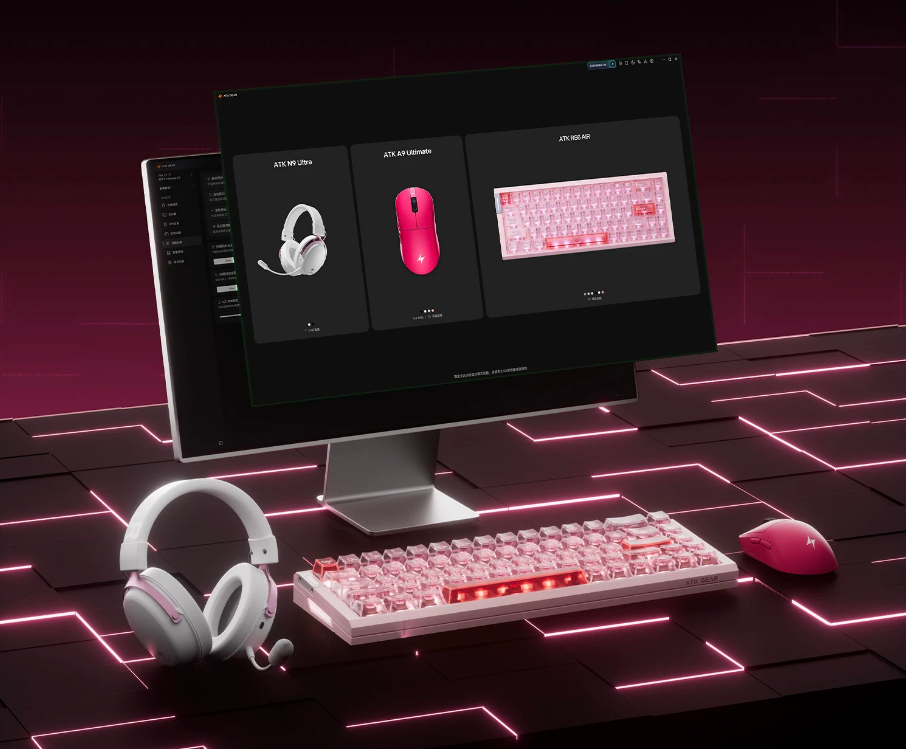 [해외] 에이티케이 ATK RS6 Air Cyber 자석축 게이밍 키보드 e스포츠 전용 고급 유선 모델