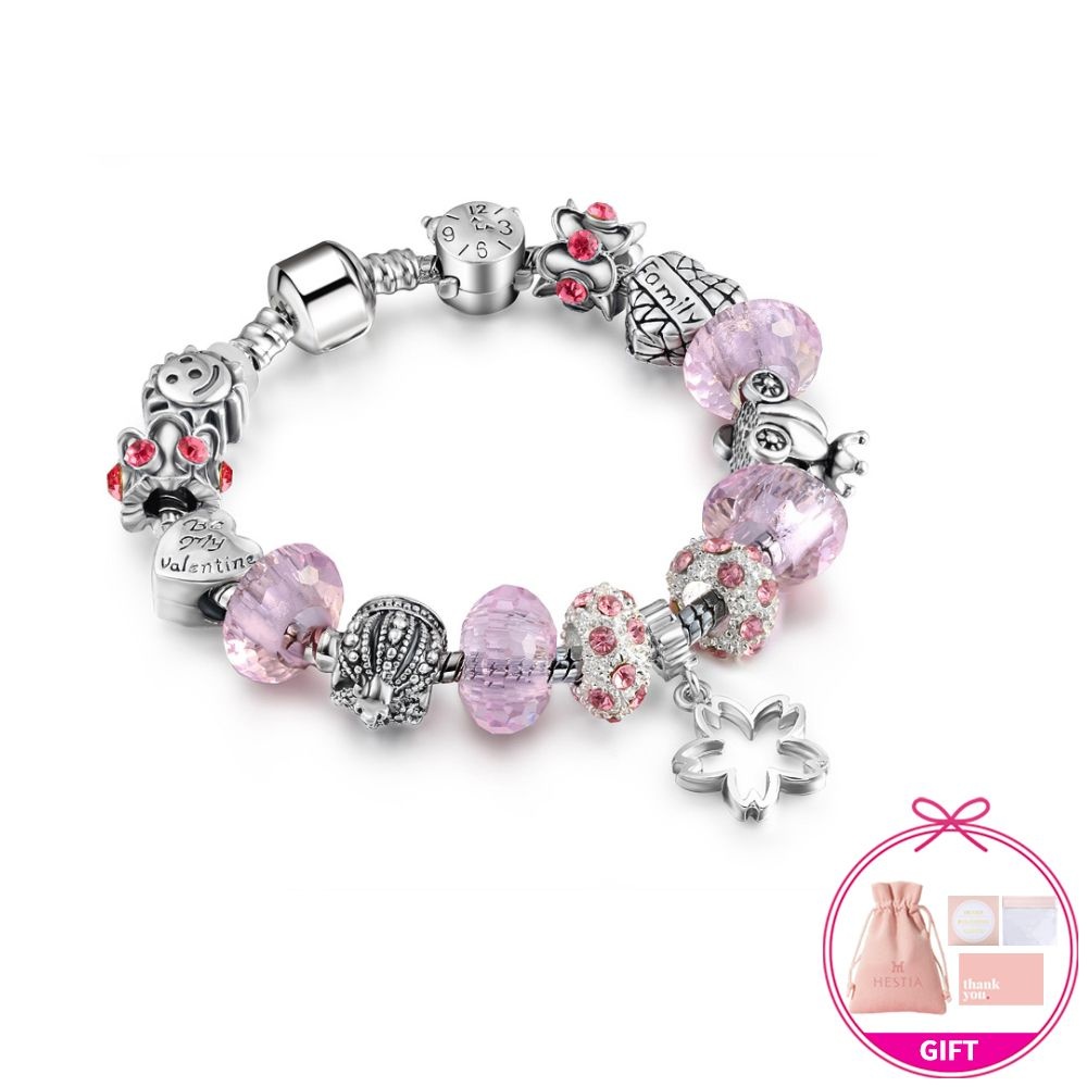 헤스티아 Pink wagon Bracelet [참팔찌/CCTA-80032]