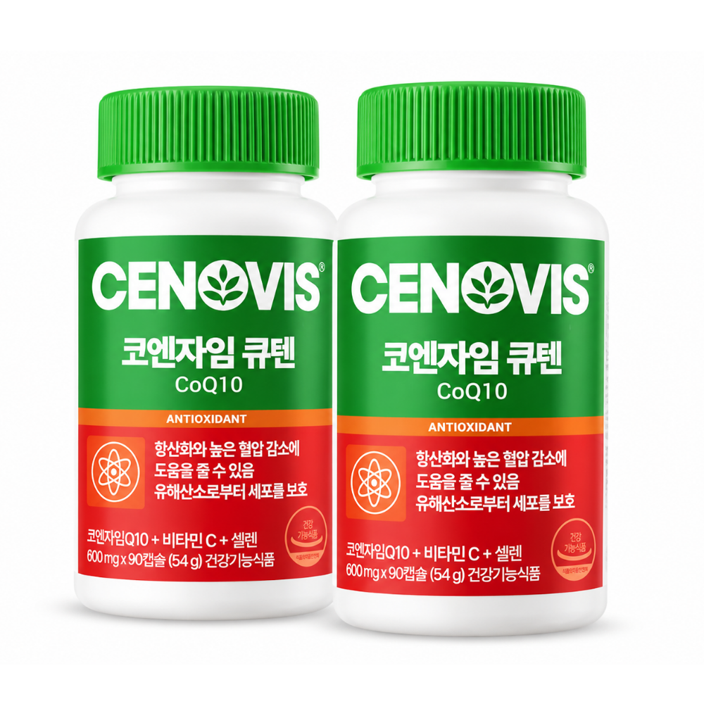 세노비스 코엔자임 큐텐600mg x 90캡슐 x 2