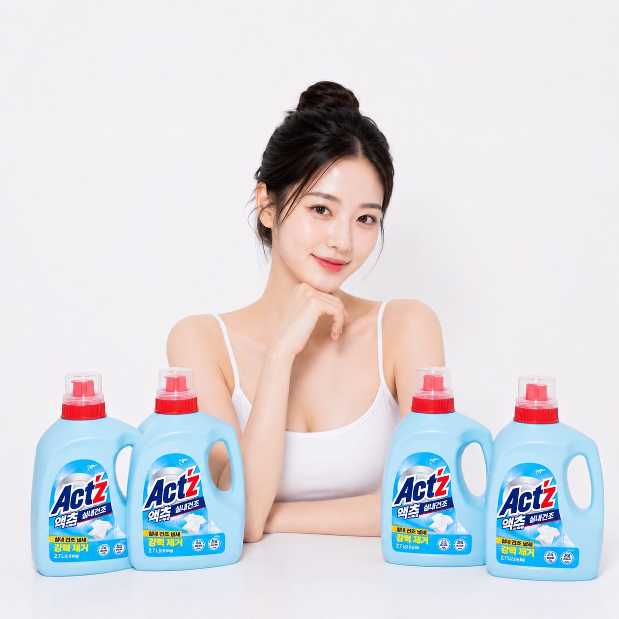 피죤 액체세제 액츠퍼펙트 실내건조 3L X 4개 (겸용)
