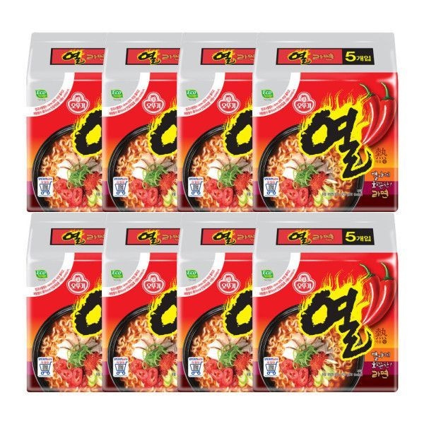 오뚜기 열라면 멀티팩(5개입) x 8팩(총40개입) 711468