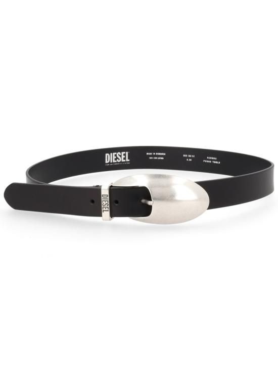 디젤 26SS 디젤 가죽 벨트 X10893 PR666T8013 BLACK