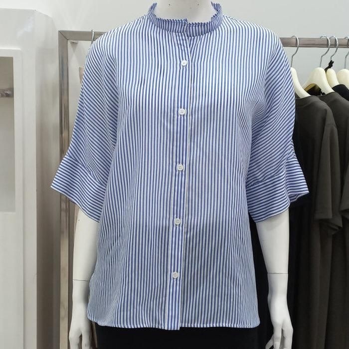 [조이너스]스트라이프 루즈빗 남방 셔츠 블라우스jabf8wrc0030_US