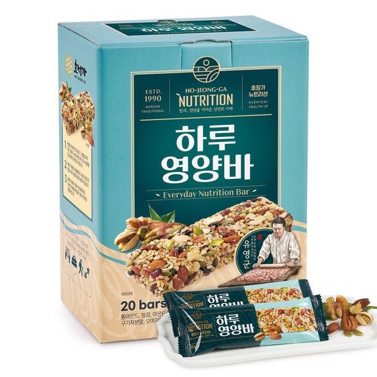 호정가 하루영양바 20개입 / 견과류 가득 프리미엄 뉴트리션바 468413